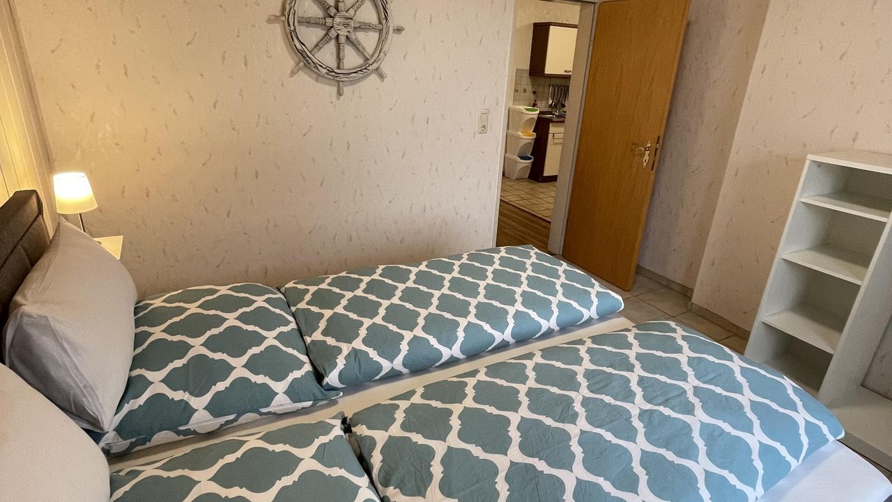 Fewo Kombüse - Doppelbett Schlafzimmer 1 Fewo Kombüse - Doppelbett Schlafzimmer 1